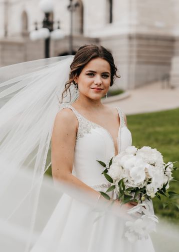 Wedding Hair Stylist in Minnesota | Bride hairstyle